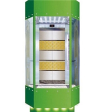 有机房元角型观光电梯