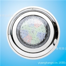 304&rdquo;不锈钢白边12*1W大功率暖白泳池水底灯防水IP68