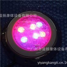 304&rdquo;不锈钢9*1W大功率七彩水底灯泳池景观灯防水IP68