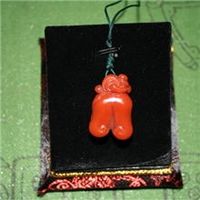 南红如意吊坠