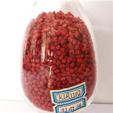 【科莱尔色母粒供应】各种色母粒亮红KLR1102