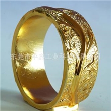 厂家热销戒指金黄真空镀膜染粉供应