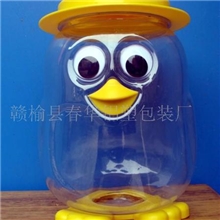 供应卡通塑料瓶、糖果瓶、pet塑料瓶、糖果罐、食品包装