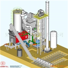 供应燃废木料,砂光粉导热油锅炉
