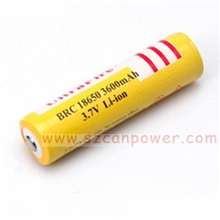 供应Ultrafire18650锂电池充电电池3600mAh尖头加保护板