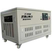 静音25千瓦汽油发电机价格，带轮子推车式汽油发电机，上海伊藤