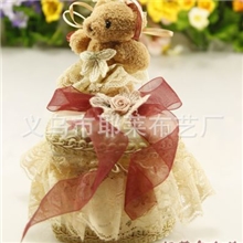 厂家直销经典畅销款韩式蕾丝田园卡通棉签盒（带棉签）