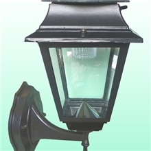 太阳能LED铝合金四角壁灯走道围墙一体装饰照明灯JY306A