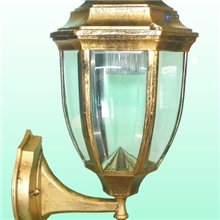 太阳能铝合金六角古铜色壁灯围墙走道灯户外花园灯JY305B