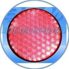 200mm交通信号灯LED灯芯双透镜红色满盘