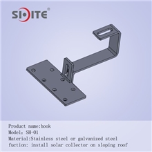 出口太阳能分体别墅式集热器安装专用挂钩hookforcollector