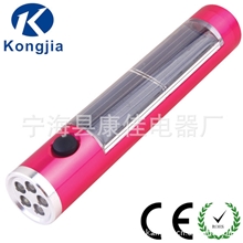 厂家直销户外照明专用新颖太阳能LED充电手电筒