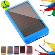 厂家直销非晶硅太阳能充电器足量2600毫安苹果iphone4s移动电源