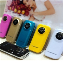 鱼嘴5600毫安带手电筒移动电源手机充电宝手机移动电源