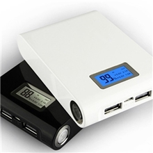 厂家批发20000MAH移动电源12000毫安LCD显示移动电源手机充电宝