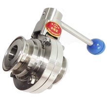 上海厂家直销不锈钢304卫生级卡箍球阀Q11F-16P