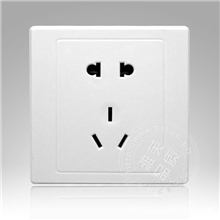 厂家批发特价家用86暗装钢架系列二三极五孔墙壁开关电源插座面板