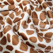 批发仿超柔面料仿超柔/摇粒绒斑纹印花仿超柔短毛绒玩具鞋材