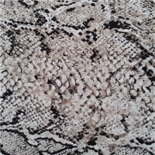 高档韩国特种竹节风格针织雪纺染色印花面料