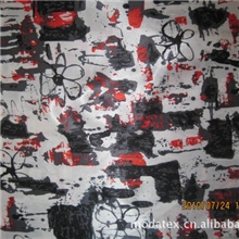 真正韩国品质强捻ITY针织水晶麻染色水晶麻印花面料