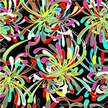 真正韩国品质强捻ITY水晶麻印花水晶麻染色面料