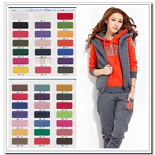 32s棉CVC双卫衣抓毛磨毛布抓绒保暖卫衣单面拉绒现货批发