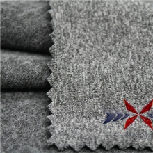 生产供应13A015麻灰涤氨刷毛布涤丝阳离子面料阳离子针织面料