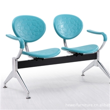 厂家直销环保耐用等候椅排椅公共椅双人位带扶手LC018A-2