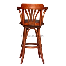 木质高脚凳欧式酒吧凳美式现代家居休闲椅子实木家具F019