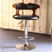 现代休闲酒吧凳子吧台吧椅旋转凳欧式家居实木椅厂家定制F811