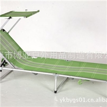 带蓬铝床、沙滩床、行军床、躺床