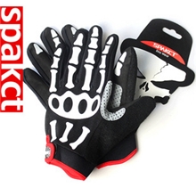 正品spakct思帕客关节全指/长指手套骷髅骑行手套
