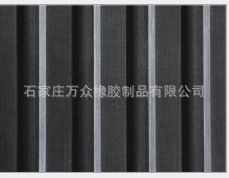 长期生产供应黑色普通条纹橡胶板