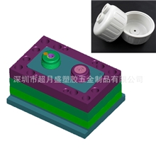 精密带螺纹塑胶盖自动脱模塑料模具注塑加工