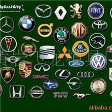 各种品牌汽车标志塑料模具