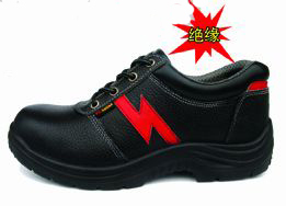 供应孚晟电绝缘安全鞋6KV聚氨酯注塑大底舒适耐磨防滑