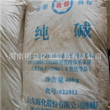 海南得益低价出售山东出产优质纯碱碳酸钠40kg装