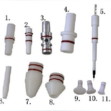 诺信静电喷涂机配件美国诺信手动喷粉枪喇叭嘴供粉泵文丘里泵