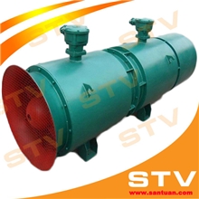 浙江三团FBD-2&times;2.2KW矿用防爆隔爆型压入式对旋轴流局部通风机