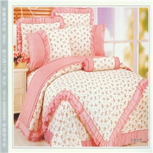 花香飞梦全棉面料纯棉斜纹印花家纺面料厂家现货批发