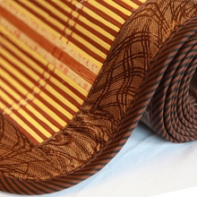 安吉凉席木纹小碎花金砖竹凉席批发竹席藤席双面折叠122101