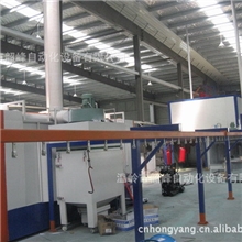 供应泵筒表面喷涂流水线涂装设备喷粉台悬挂输送线加热烘道