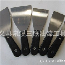 【厂家直销】供应高质量塑柄双夹半尾镜面油灰刀PK1-002（图）