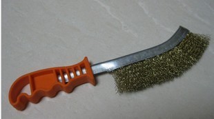 厂家直销工具刷，镀铜丝刀刷，手工除锈金属丝刷磨具