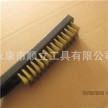 厂家直销塑料柄，木柄铜丝刷，清洁刷手工刷金属丝刷