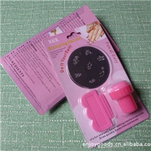 批发零售DIY美甲印花机/指甲印章/印头+刮刀+钢板印花必备