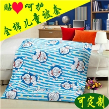 热销全棉儿童被套120*150幼儿园/婴儿单被罩批发可定制