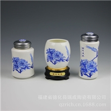 青花瓷杯白玉陶瓷杯广告礼品杯子批发商务会议会展礼品