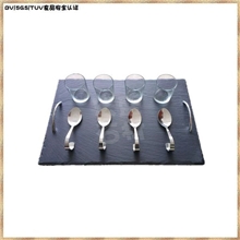 BSCI石板餐盘搭配全套茶具