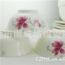 厂家直销优质餐具套装骨瓷餐具碗盘勺碟红粉佳人（红）36头